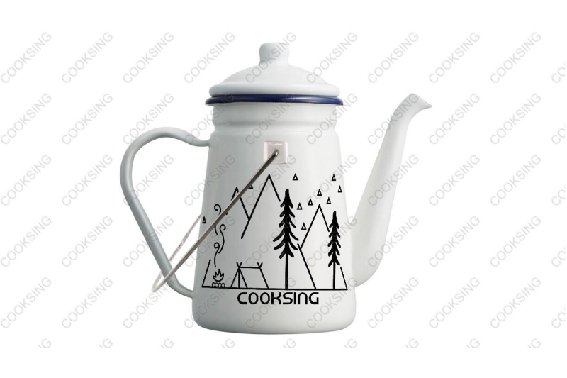 Enamel Camping Teapot Kettle