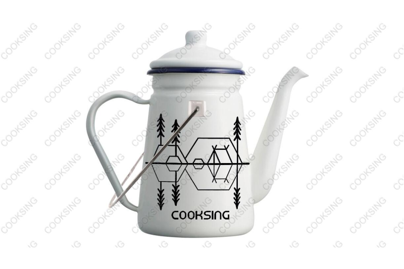 Enamel Camping Teapot Kettle